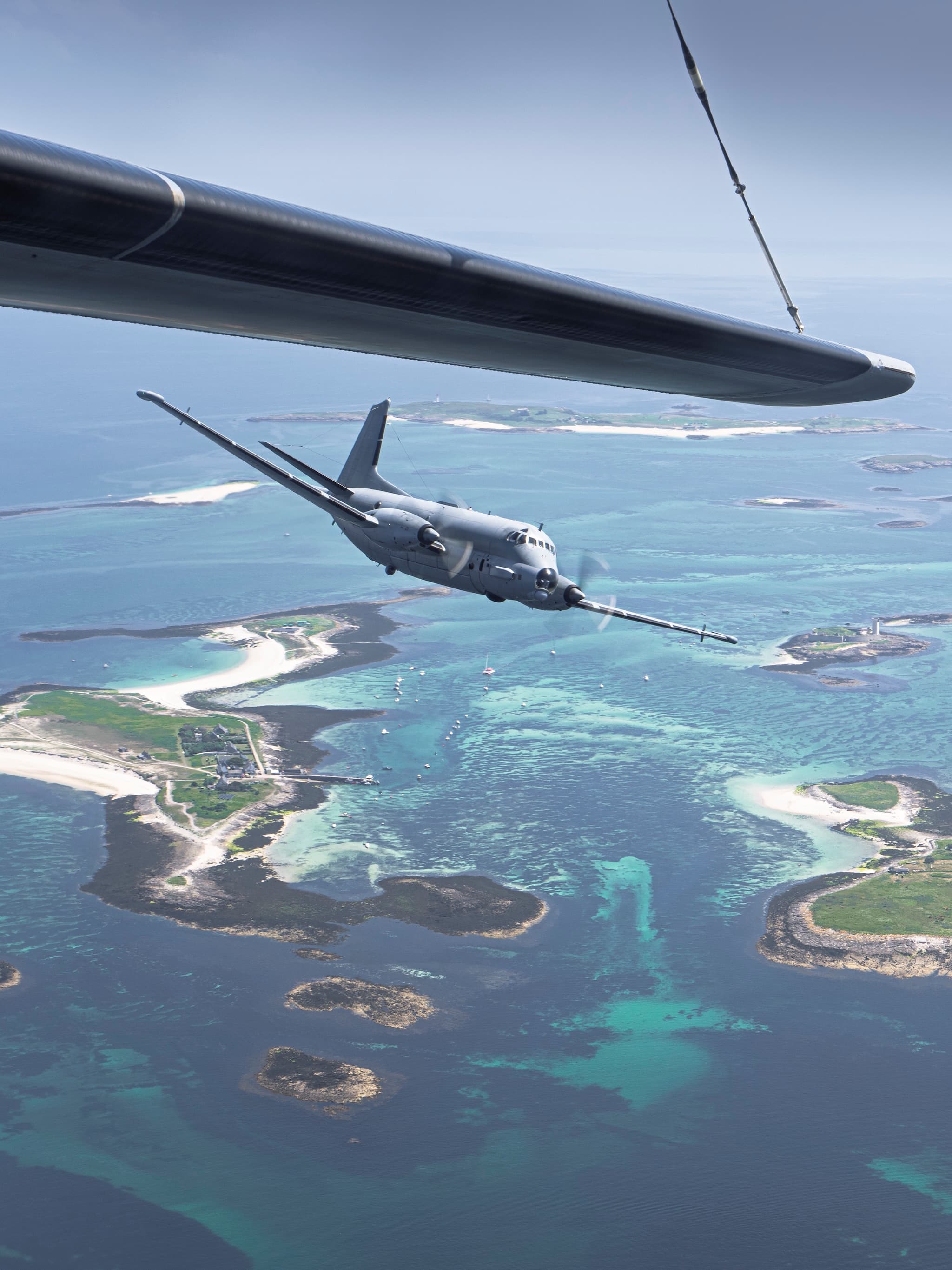 L'Atlantique 2 sur les Glénans