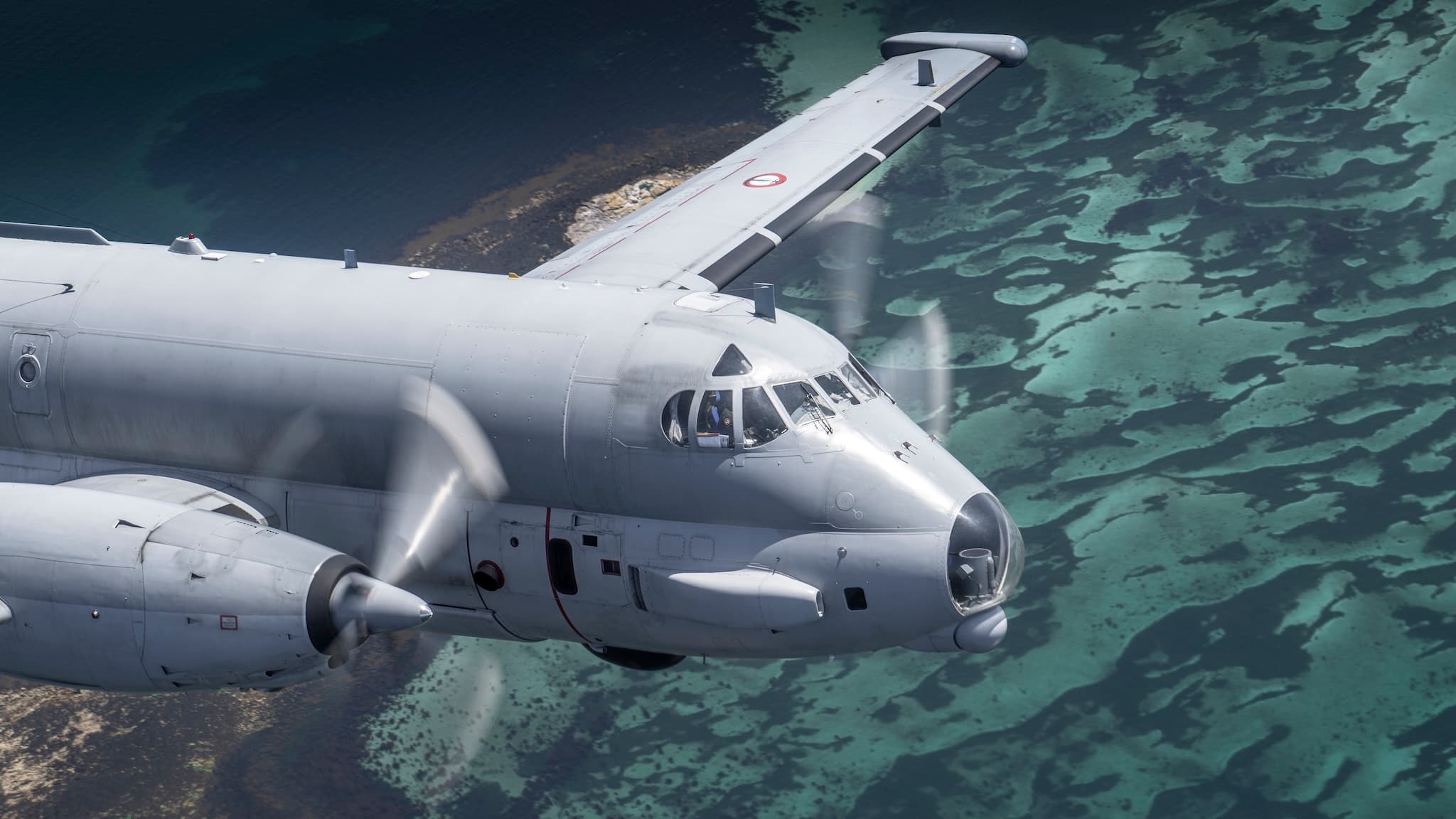 L'Atlantique 2 en patrouille aux Glénans